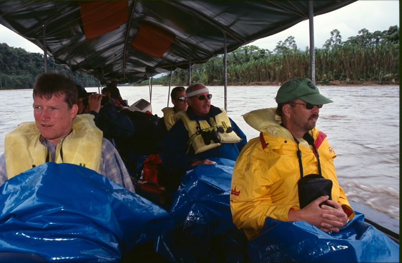 Rio Alto Madre de Dios. Simon and Per in front