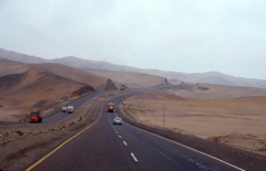 Carretera Panamericana (Pan-American Highway), north of Pisco. 